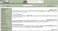 Desktop Screenshot of cerca-manuali.it